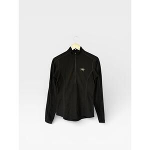 Arc’teryx Polartec Quarter Zip Fleece Jacket Black M Women’s
